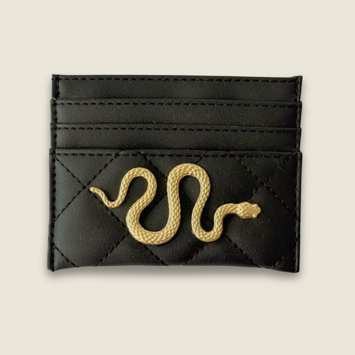 Snake Card Holder Quilted