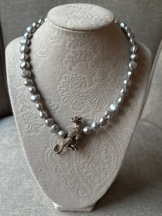 Jaguar Pearl Necklace