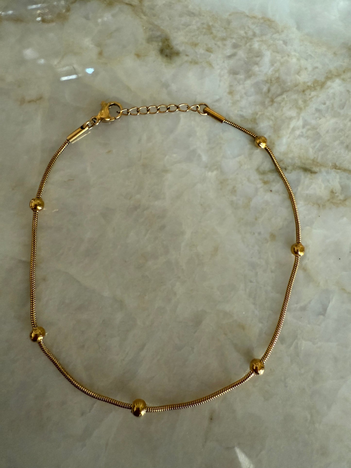 Minimalist Gold Anklet