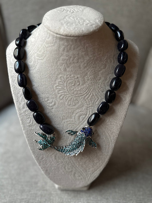 Koi Moonstone Necklace