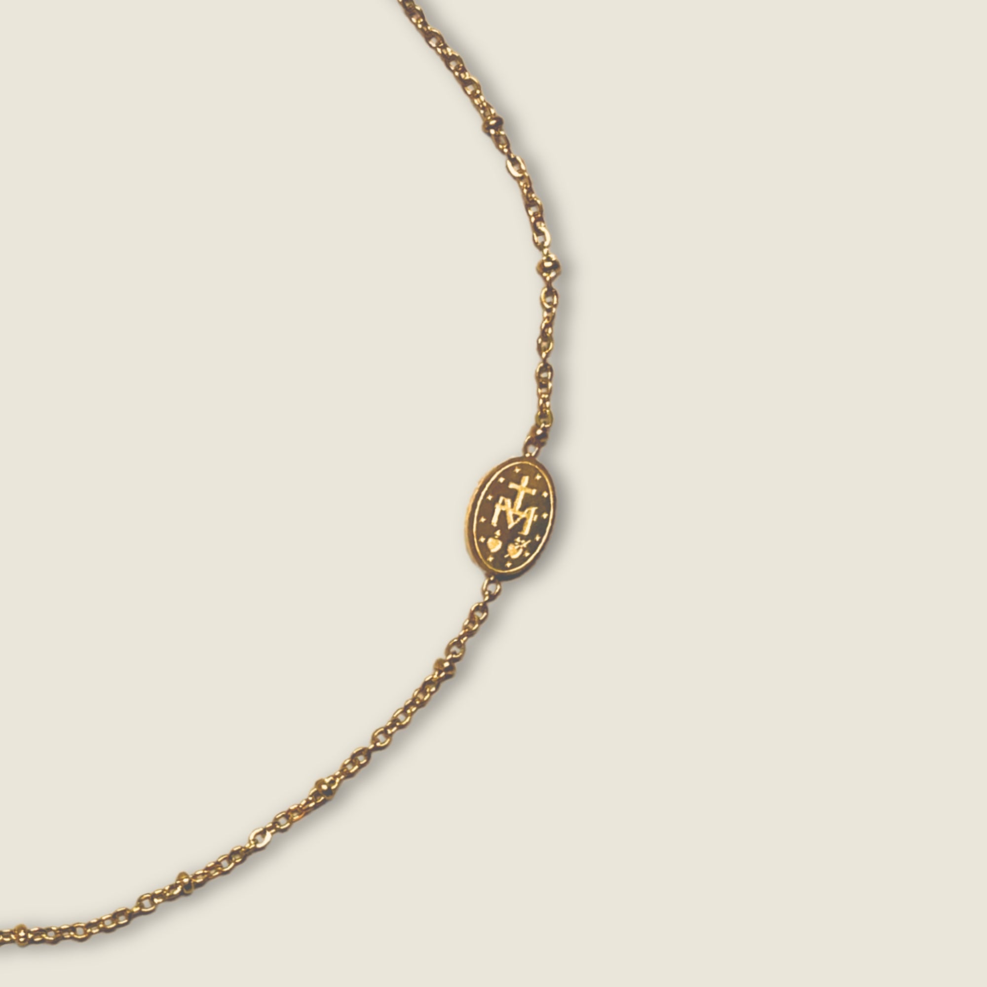 Our Lady of the Miraculous Medal Necklace – Piedra&Art