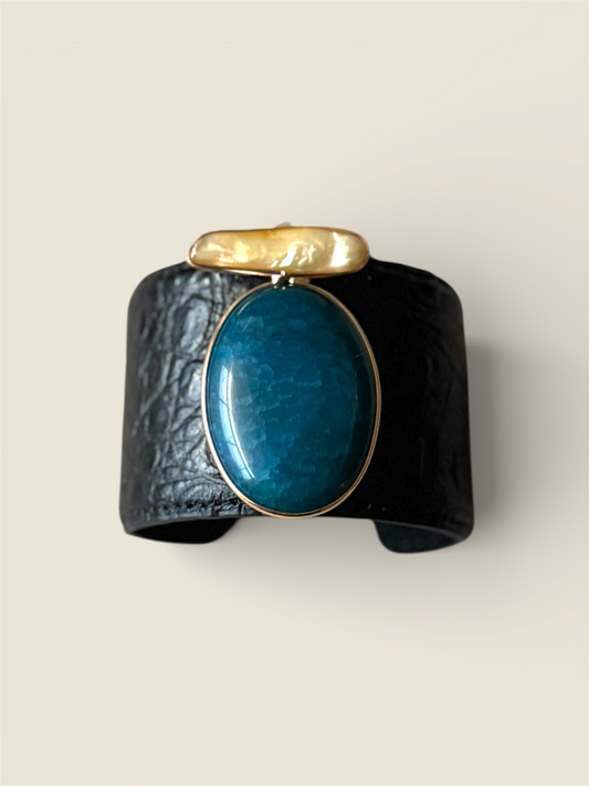 Agate Cuff Bracelet