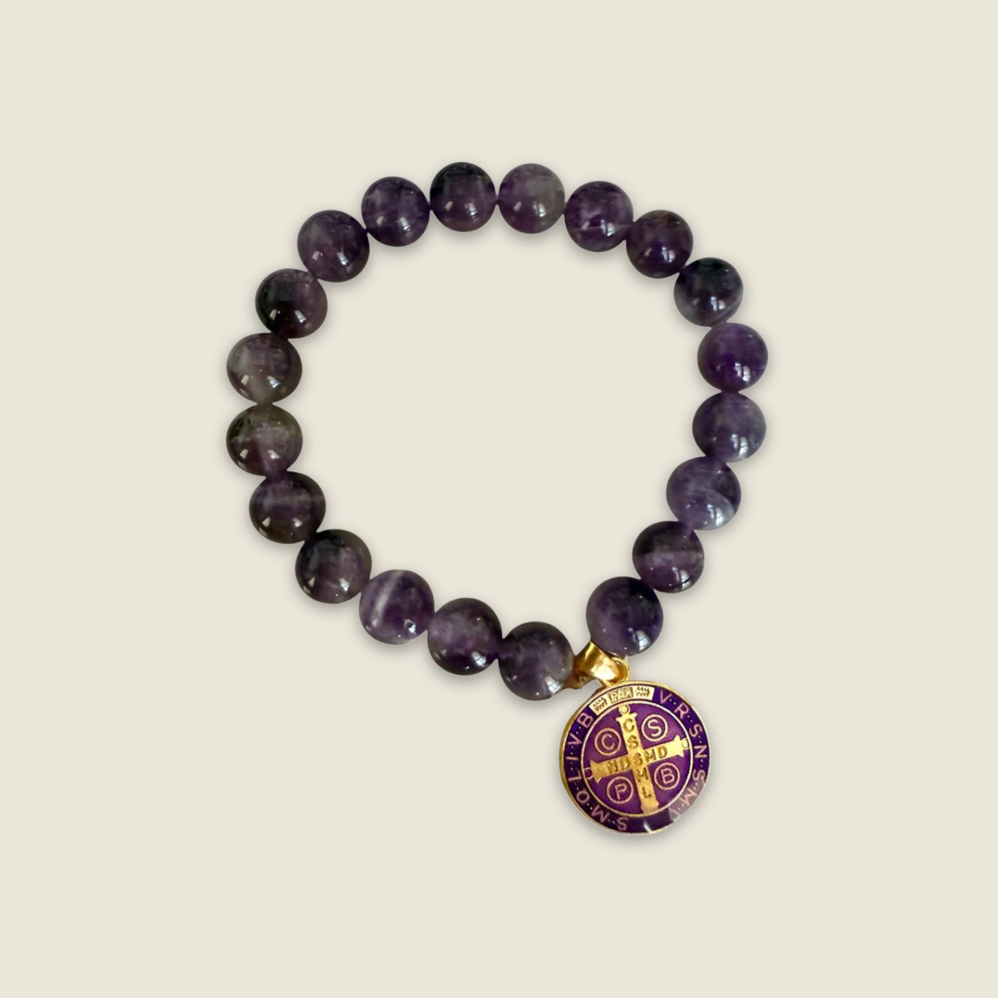 St. Benedict Semiprecious Stones Bracelet