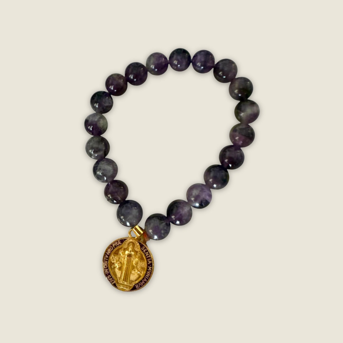 St. Benedict Semiprecious Stones Bracelet