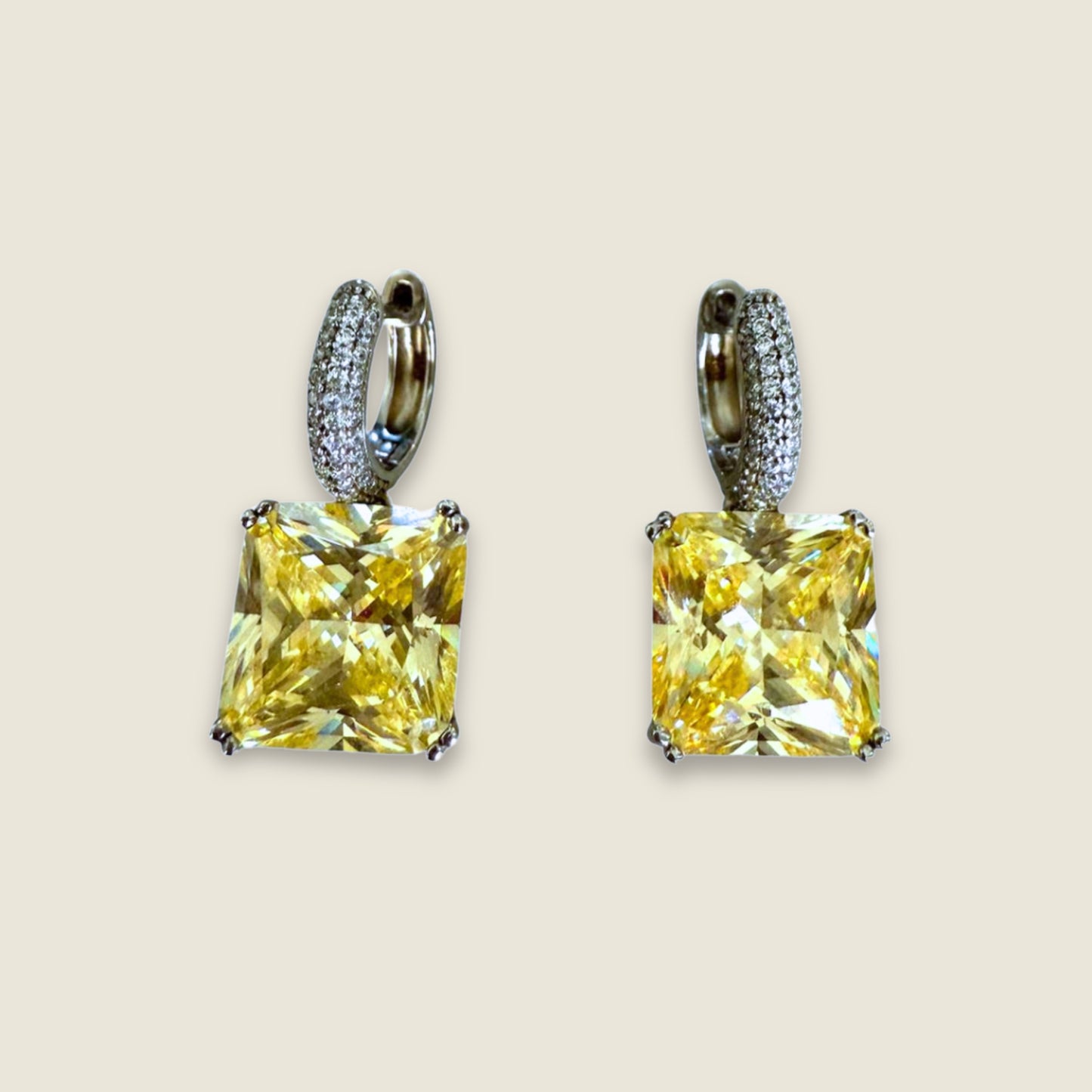 925 Sterling Silver Moissanite Earrings