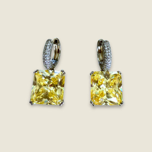 925 Sterling Silver Moissanite Earrings