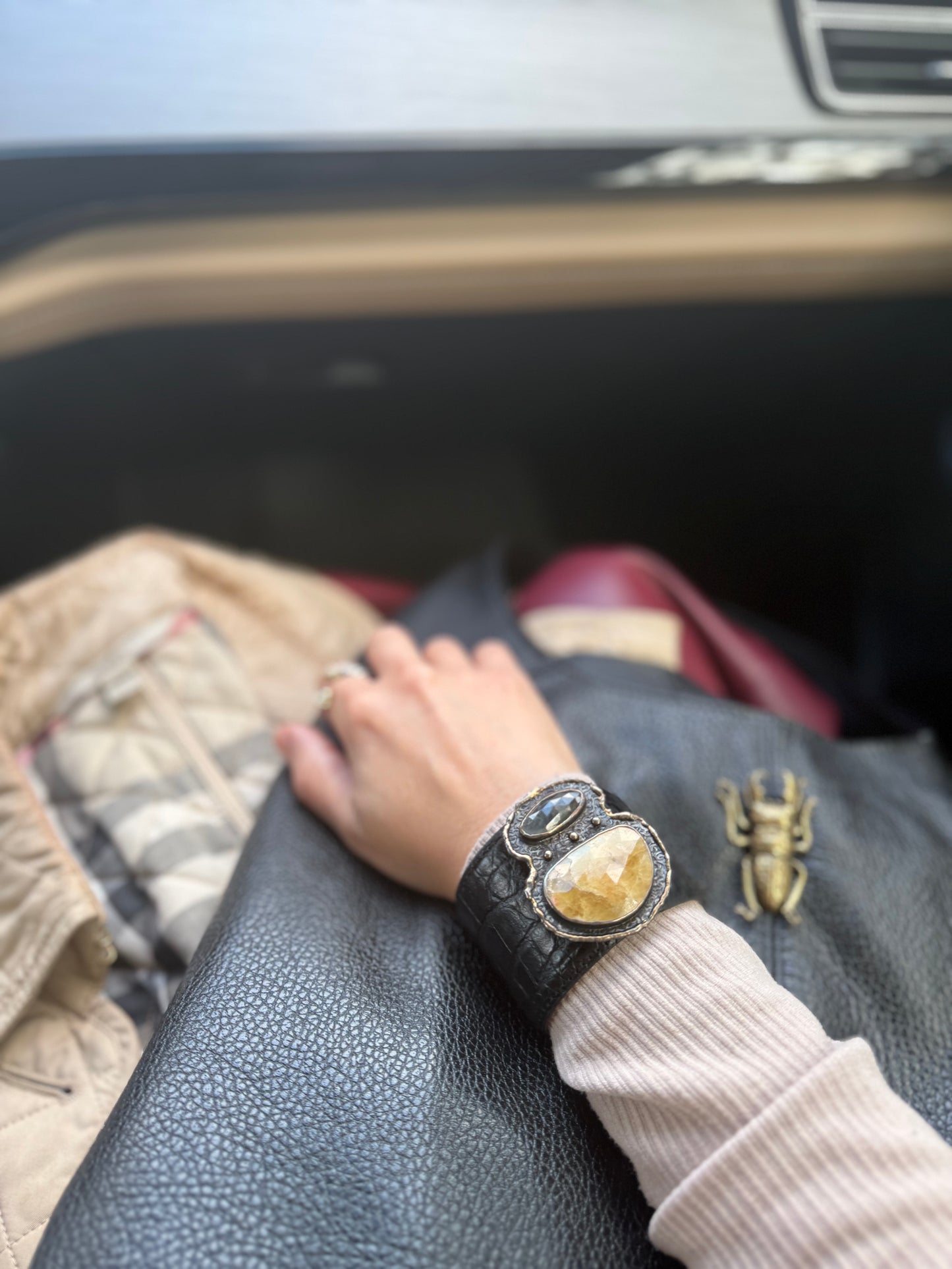 Quartz Cuff Bracelet