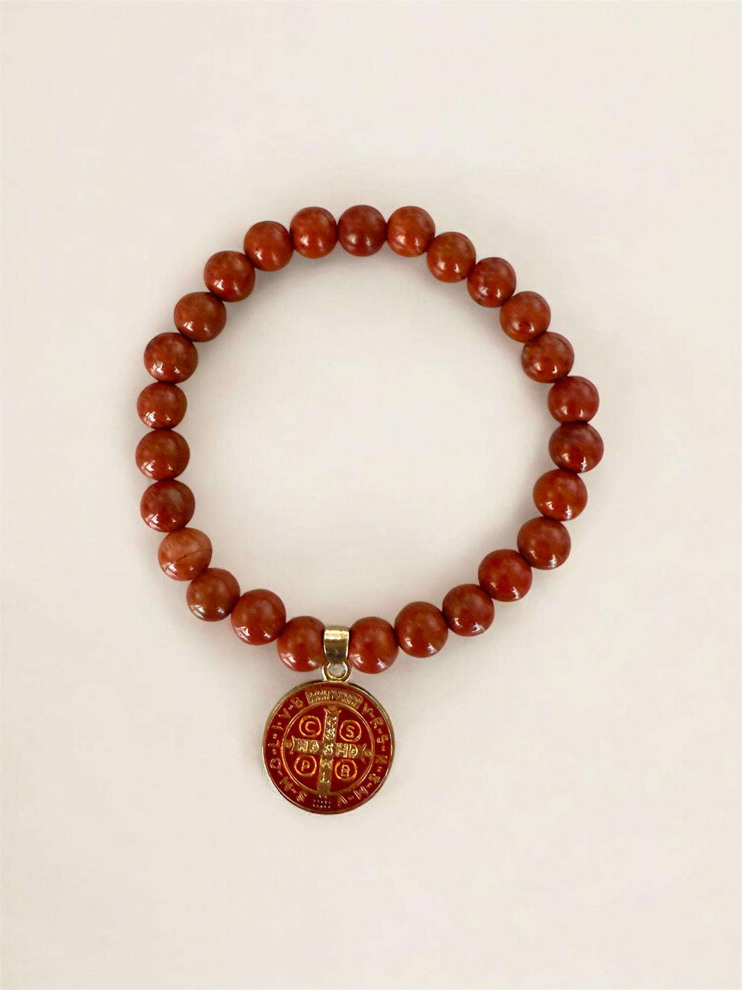 St. Benedict Semiprecious Stones Bracelet