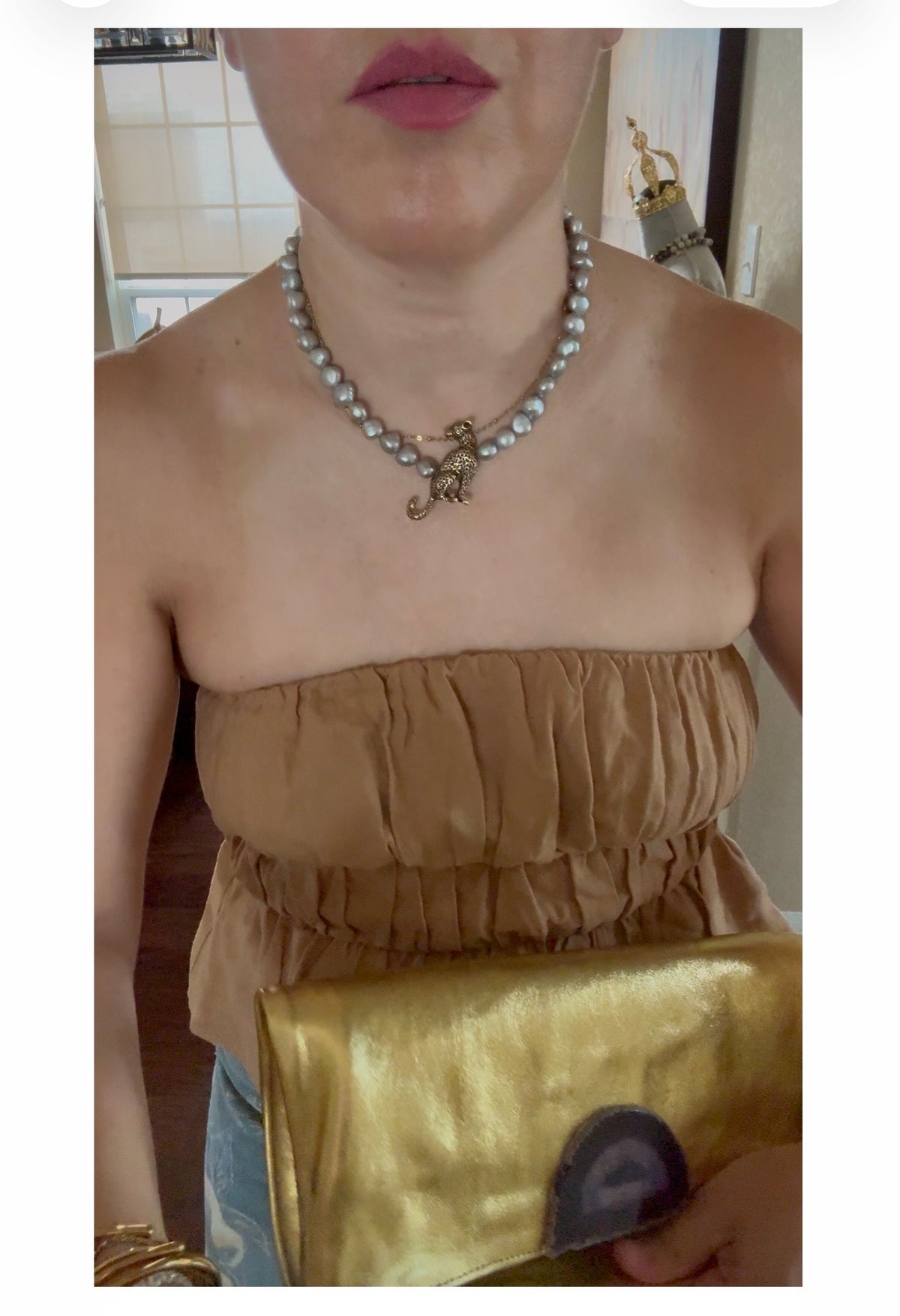 Jaguar Pearl Necklace