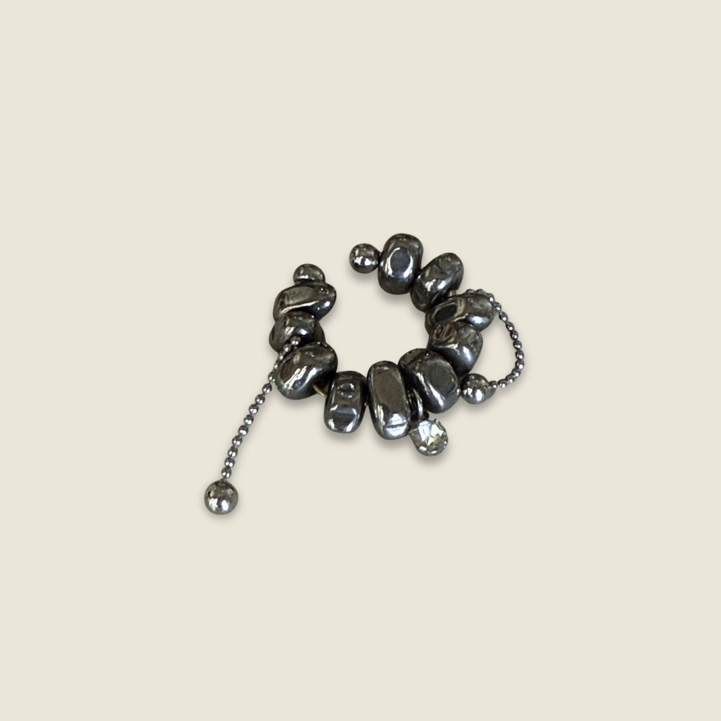 Hematite Earcuff