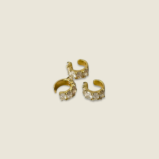 Gold Plated Zirconia Earcuffs