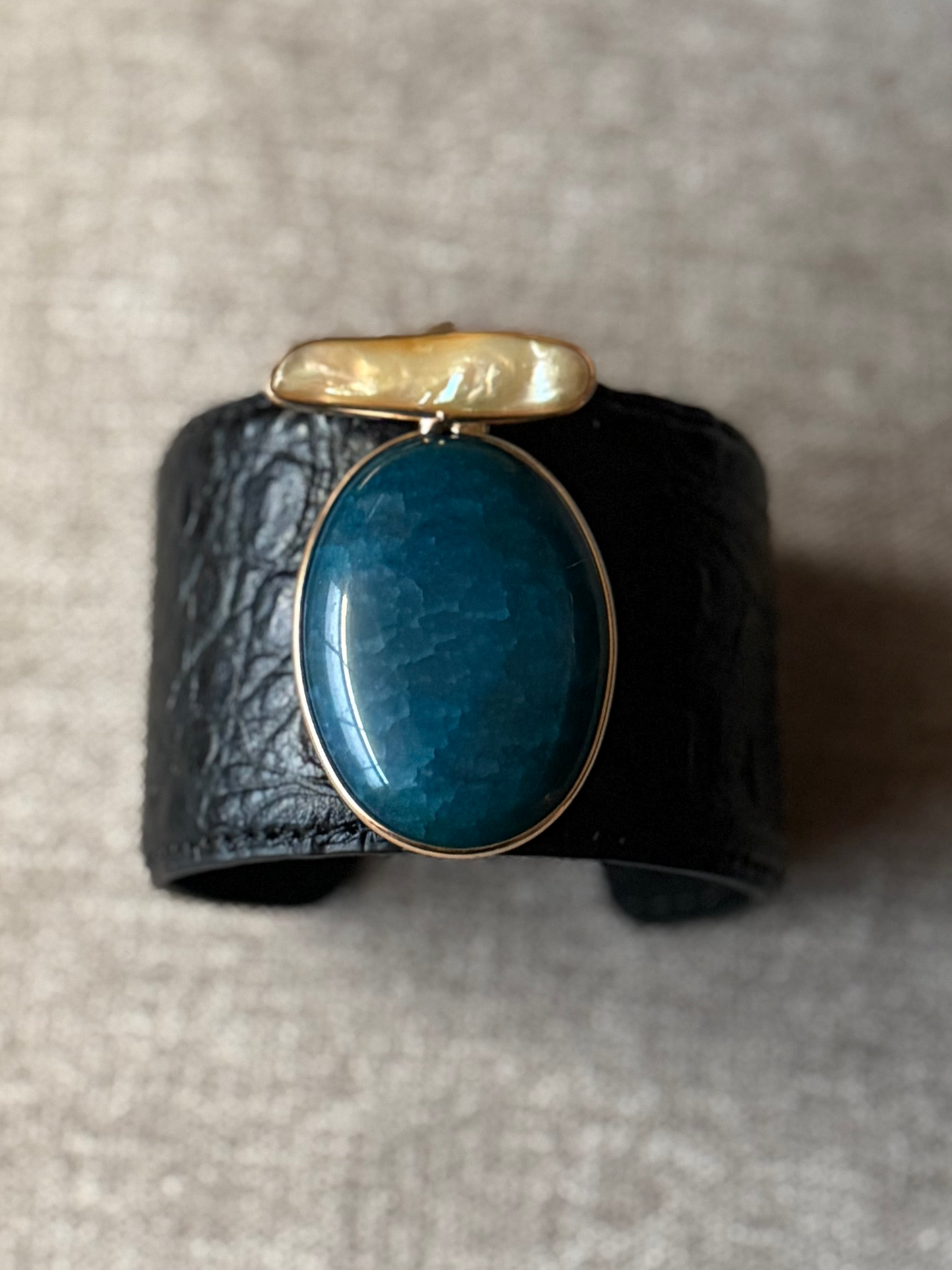 Agate Cuff Bracelet