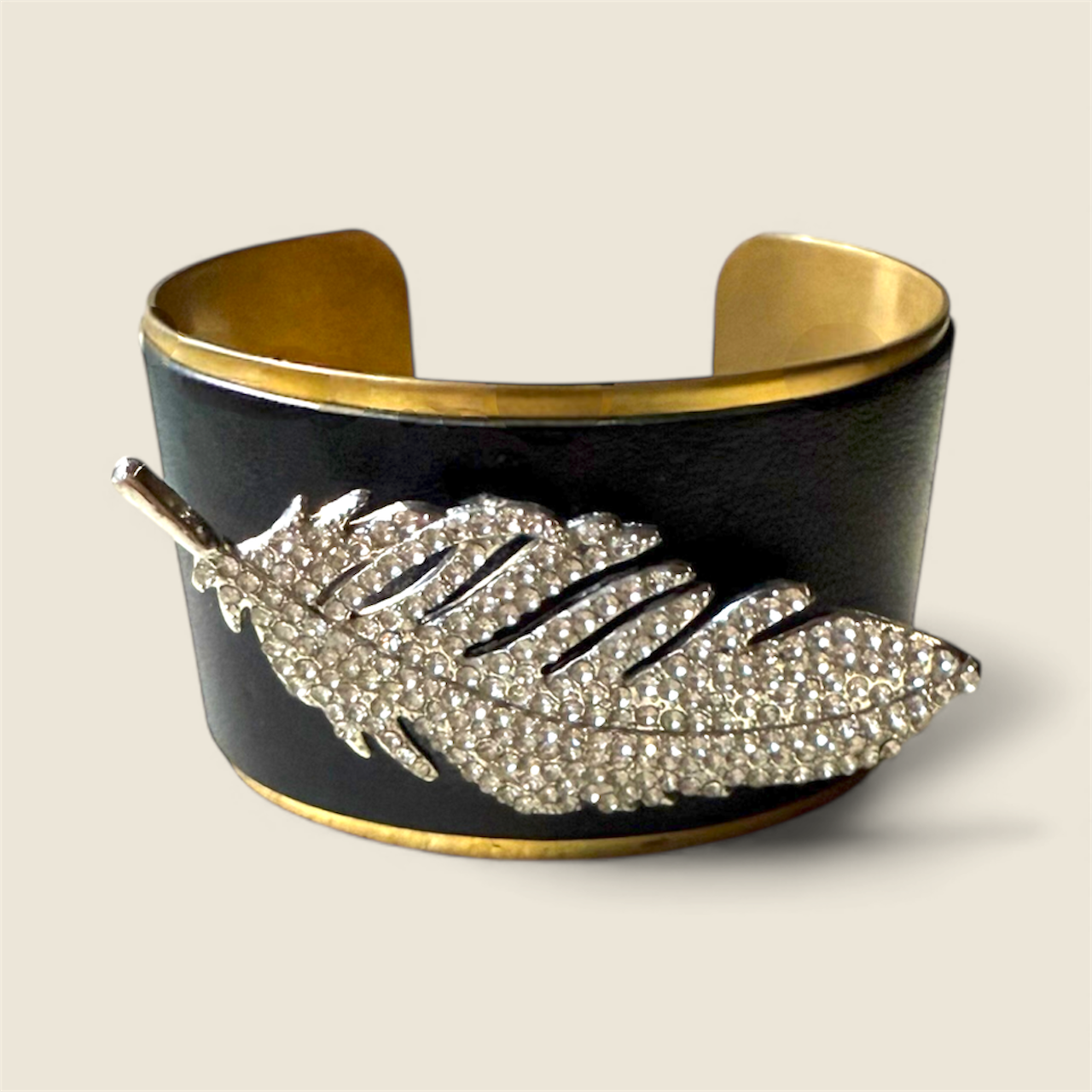 Feather cuff bracelet