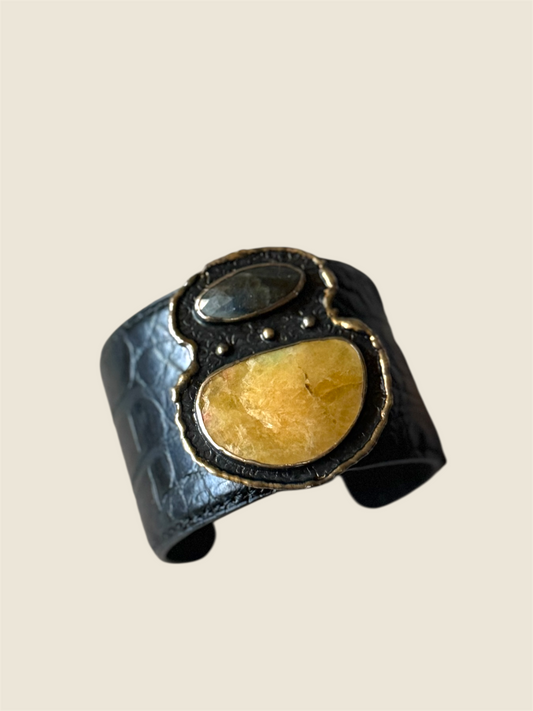 Quartz Cuff Bracelet