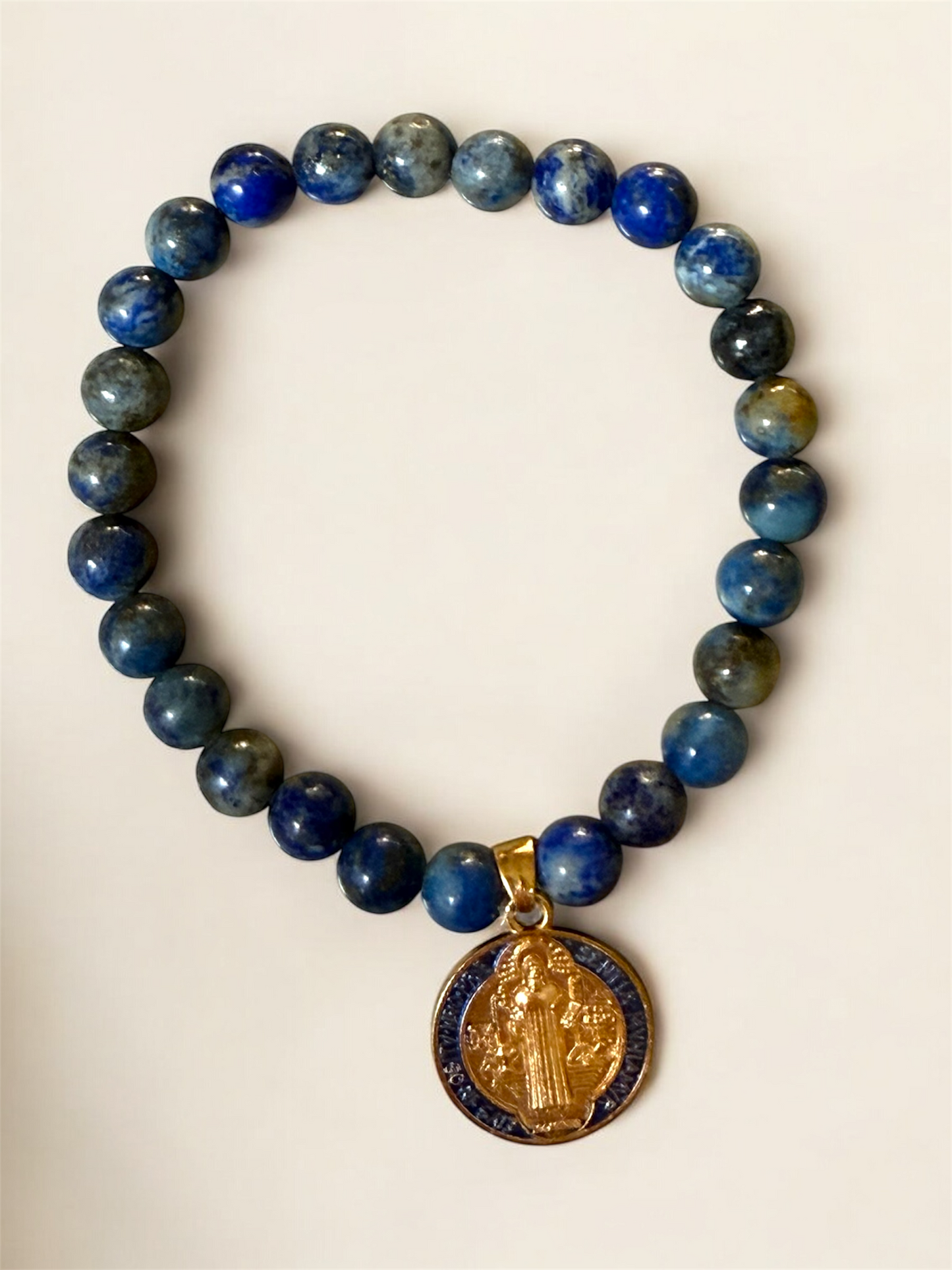 St. Benedict Semiprecious Stones Bracelet