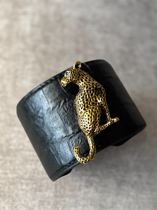 Leopard Cuff Bracelet