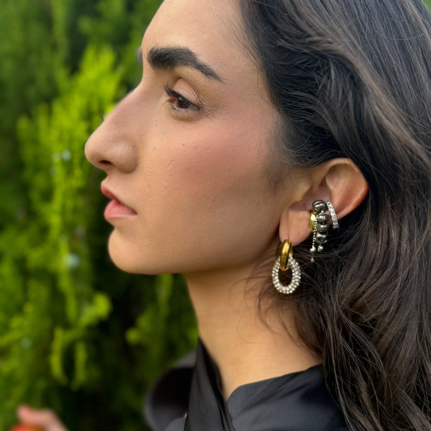 Asymmetric Hoop Earrings