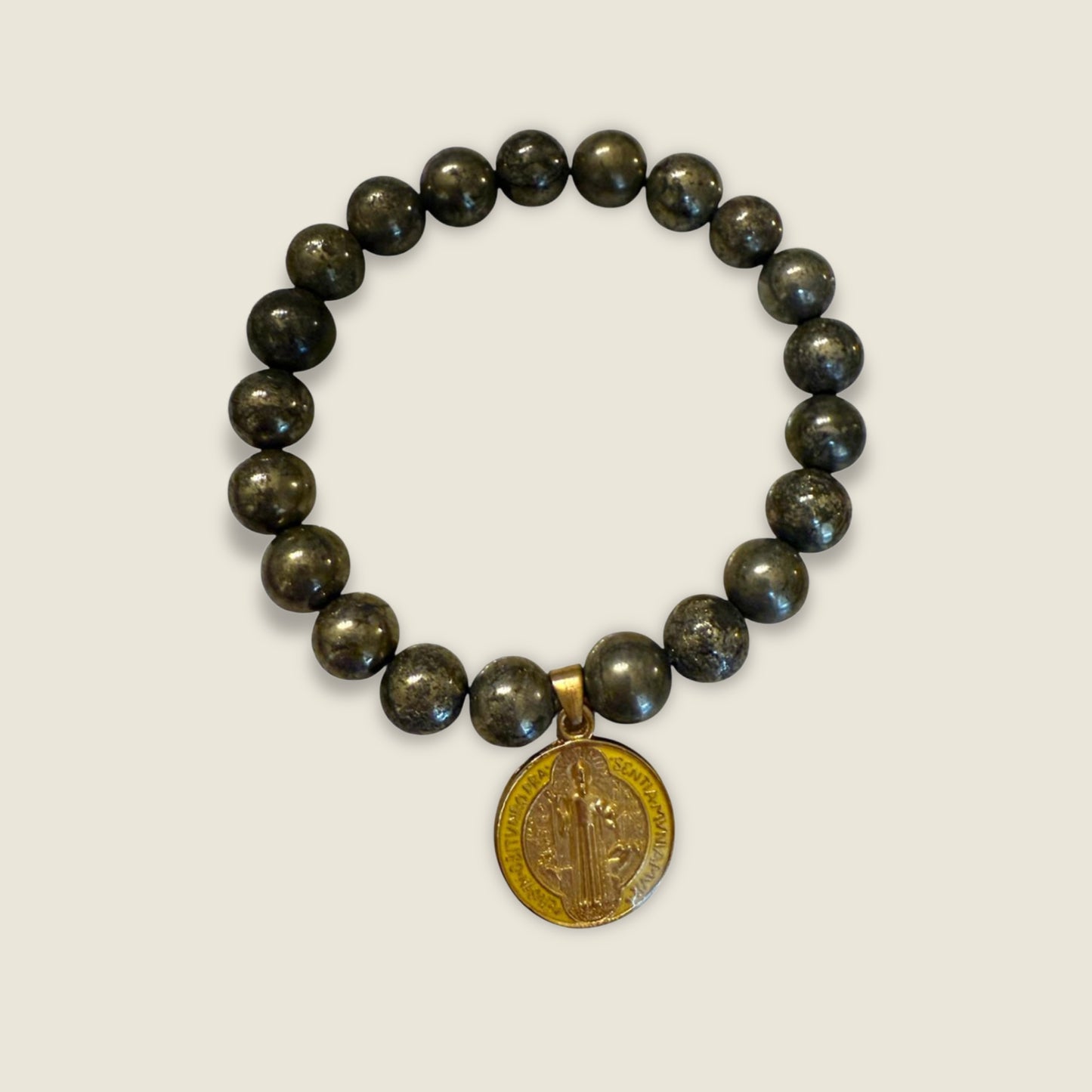 St. Benedict Semiprecious Stones Bracelet
